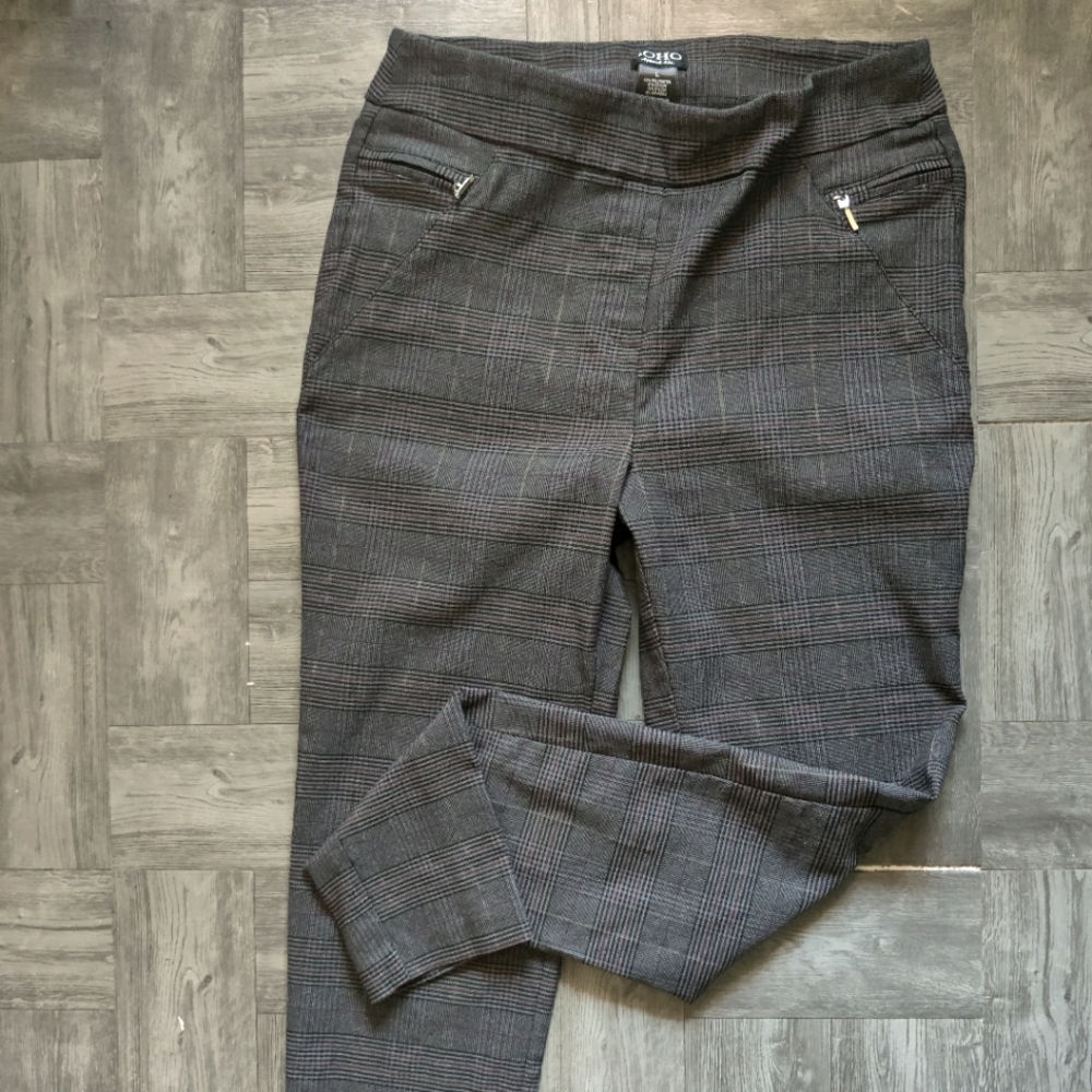 SOHO Pattern Dress Pants Size Large